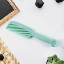Plastic Hair Comb with Heart - Shaped Handle (1 Pc) - justgrabit.in | Just Grab It