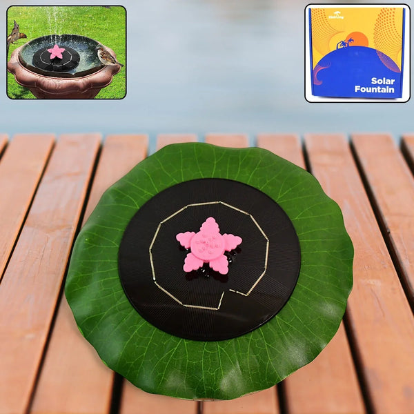 Solar - Powered Floating Fountain Pump for Ponds - Justgrabit Inc.