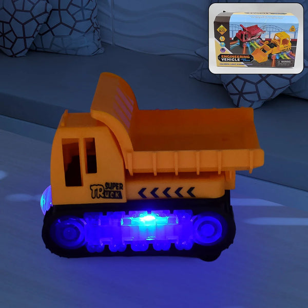 Engineering Vehicle Toys for Kids - Self - Driving Super Dump Truck Toy | Self - Driving Trucks, Engineering truck Electric Vehicle Toys boys birthday gift toys (1 Pc) - Justgrabit Inc.