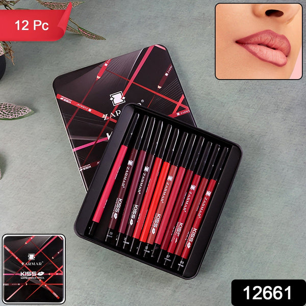 Matte Lipstick Pencil (Set of 12 Pc) - justgrabit.in | Just Grab It