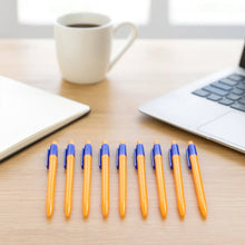 Retractable Ball Pen – Smooth Writing Click Pen with Blue Ink - (60 Pc / Set) - justgrabit.in | Just Grab It