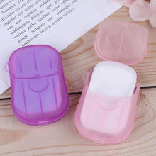 Travel Paper Soap Sheet with Mini Box (20 Sheets in a Pack Approx / Mix Color) - justgrabit.in | Just Grab It