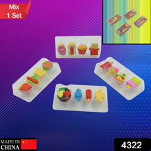 Fun Erasers for Kids! Mix & Match: Food & Drink Erasers (Set of 1) - Justgrabit Inc.