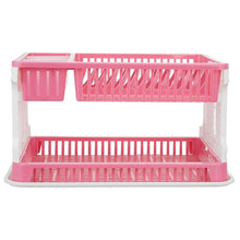 Plastic Kitchen Organizer Rack with Water Storing Tray - Justgrabit Inc.