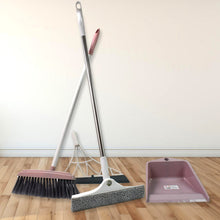 Dustpan, Kitchen Wiper, Window Cleaning Squeegee Tool & Broom Brush, (4 Pcs Combo) - justgrabit.in | Just Grab It