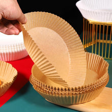 Round Air Fryer Disposable Paper Liner (50 Pcs Set / 160mmx45mm) - justgrabit.in | Just Grab It