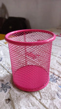 Metal Mesh Pen Holder for Desk (1 Pc): Pen Stand, Pencil Organizer, Stationery Storage - Justgrabit Inc.