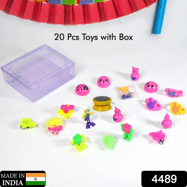 20pc Mix All New Toy Plastic Commander Container , Mix All Types Playing Toy For Kids - justgrabit.in | Just Grab It