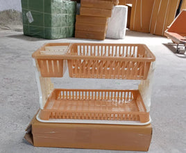 Kitchen Organizer Rack with Water Storing Tray / Dish Rack - Justgrabit Inc.