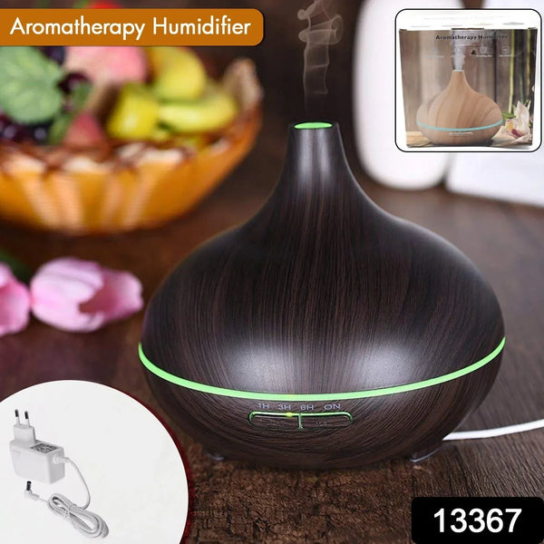 Aromatherapy Humidifier with 7 Colourful LED Light Change (500 ML Capacity / Without Remote) - justgrabit.in | Just Grab It