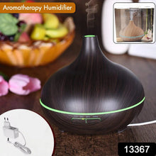 Aromatherapy Humidifier with 7 Colourful LED Light Change (500 ML Capacity / Without Remote) - justgrabit.in | Just Grab It