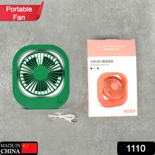 Portable USB Fan Rechargeable 2 - Speed 180° Rotating Quiet Personal Fan - justgrabit.in | Just Grab It