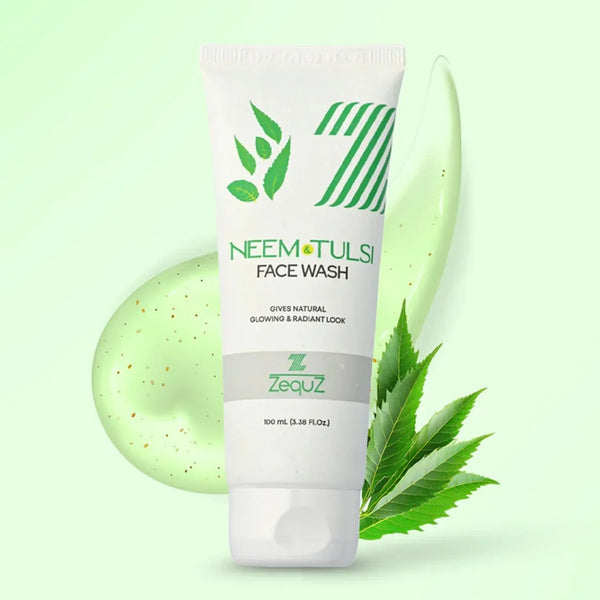 Zequz Neem & Tulsi Face Wash - (1 Pc / 100 ML) - Justgrabit Inc.
