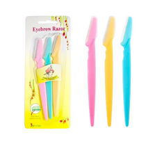 Eyebrow Painless Facial Hair Remover Razor for Face, Women and Men (3 Pack) - Justgrabit Inc.