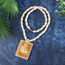 Premium Wooden Hanuman Pendant Mala (1 Pc) - justgrabit.in | Just Grab It