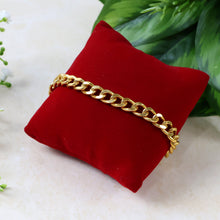 Stylish Gold - Plated Chain Bracelet for Men & Women - (1 Pc) - justgrabit.in | Just Grab It