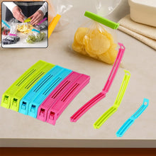 Plastic Snack Bag Clip Sealer Set (18 Pcs, Multicolour) - justgrabit.in | Just Grab It