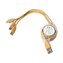 Retractable 3 - in - 1 Charger Cable for Phones & Android (1 Pc, Multi - USB) - Justgrabit Inc.