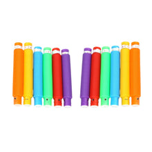 Colourful Tubes Sensory Toys Stretch Fidget Tube Toys Pull Tubes Fidget Toys - justgrabit.in | Just Grab It