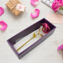 Gold Rose Artificial Rose Flower With Gift Box, Plastic Flowers Best Gifts for Friend Girl Wife Women, Golden Rose Gift for Valentine's Day, Mother's Day, Anniversary, Birthday, Wedding, Gold (1 Pc) - Justgrabit Inc.