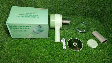 4 in 1 Electric Handheld Cooking Hammer Vegetable Cutter Fruit Slicer - justgrabit.in | Just Grab It