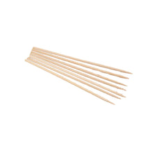 Camping Wooden Color Bamboo BBQ Skewers Barbecue Shish Kabob Sticks Fruit Kebab Meat Party Fountain Bamboo BBQ Sticks Skewers Wooden (30cm) - justgrabit.in | Just Grab It