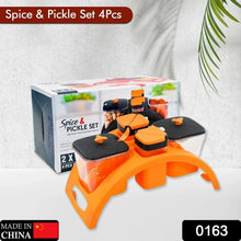 Multipurpose Pickle Jar Set (Multicolour, 4 pcs) - Justgrabit Inc.