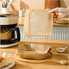 Square Air Fryer Disposable Paper Liner (50 Pcs Set / 160mmx45mm) - justgrabit.in | Just Grab It