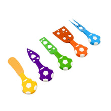 Football Soccer Cheese Knife Set (5 Pcs Set) - justgrabit.in | Just Grab It