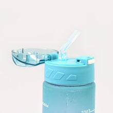 Plastic Colorful Motivational Water Bottle with Straw (900 ML) - justgrabit.in | Just Grab It