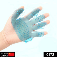 Rubber Pet Cleaning Massaging Grooming Glove Brush - Justgrabit Inc.