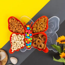 5 Compartment Multipurpose Butterfly Plastic Tray (1 Pc) - justgrabit.in | Just Grab It