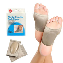 Foot Arch Support for Men & Women | Medial Arch Support for Flat Feet Correction Sleeve with Cushion | Plantar Fasciitis Leg Foot Pain Relief Product | Foot Care for Orthopedic Shoes Slippers, (1 Pair) - Justgrabit Inc.