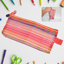 Transparent Zippered Nylon Mesh Multi Purpose Pouch / Purse - justgrabit.in | Just Grab It