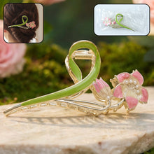 Elegant Floral Decorative Hair Claw Clip (1 Pc) - justgrabit.in | Just Grab It