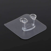 Transparent Self - Adhesive Wall Hook – Drill - Free, Waterproof & Oil - Proof for Toothbrush, Socket (1 Pc) - Justgrabit Inc.