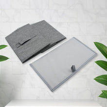 FOLDABLE STORAGE BOX WITH LID AND HANDLES, COTTON AND LINEN STORAGE BINS AND BASKETS ORGANIZER FOR NURSERY, CLOSET, BEDROOM, HOME - justgrabit.in | Just Grab It