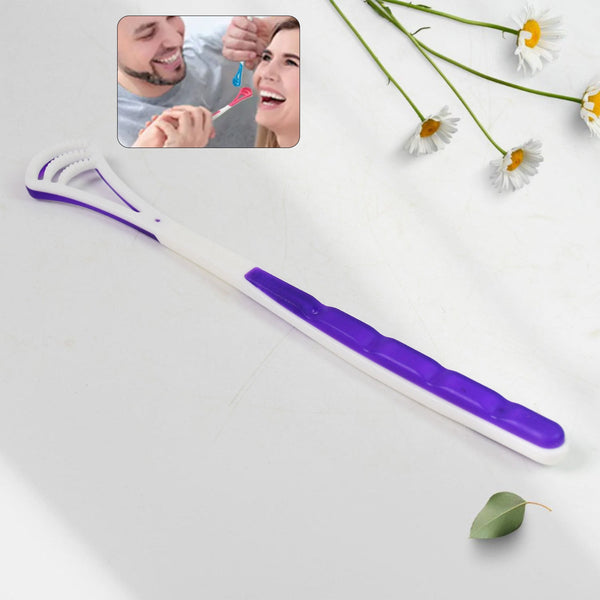 Tongue Cleaner and Scraper (1 Pc / Mix Color) - justgrabit.in | Just Grab It