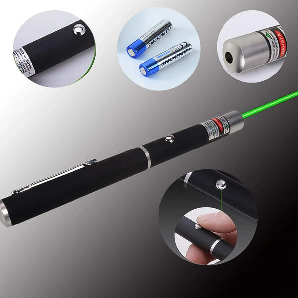 High - Power Laser Pointer Pen with 2 AA Batteries (1 Set) - Justgrabit Inc.