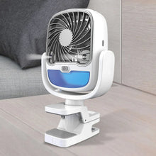 Air Portable Fan, Grip Go 3 Speed Small Fan, Great Stroller Fan, Travel or Desk Fan, Cordless Personal Evaporative Air Cooler, Universal Clamp for Indoor & Outdoor Use, 360 Degree Head Swivel, LED Color Changing Light - Justgrabit Inc.