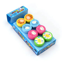 Emoticon Stamps 8 pieces in Round Shape Stamp for Kids Theme Stamps for School Craft & Prefect Gift for Teachers, Parents and Students (Multicolor) - Justgrabit Inc.