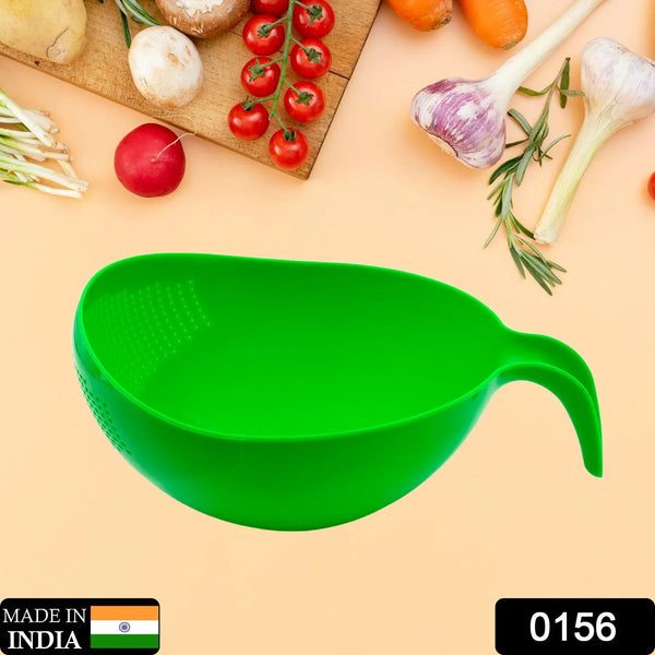 Rice Bowl Thick Drain Basket with Handle - Justgrabit Inc.