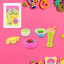 3D Mix Design Fancy & Stylish Colorful Erasers – Cute Novelty Eraser Set for Kids & School Prize (1 Set) - Justgrabit Inc.