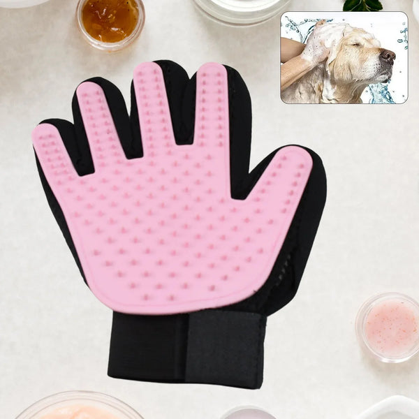 Pink Gloves, Gloves Bathing Tool (1 Pc) - justgrabit.in | Just Grab It
