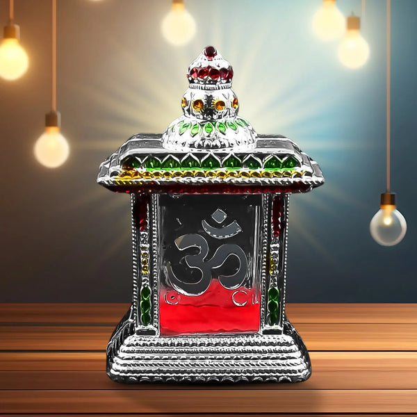 Adhesive Small Om Temple, Car Dashboard Temple (1 Pc) - justgrabit.in | Just Grab It