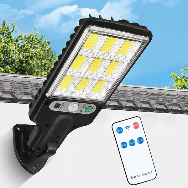 High - Power Solar LED Street Light with Motion Sensor & Remote Control - justgrabit.in | Just Grab It