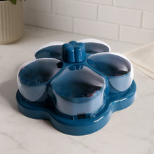 Supermom Lotus Shape Rotating Dry Fruit & Snack Organizer Box Compartments (1 Pc) - justgrabit.in | Just Grab It