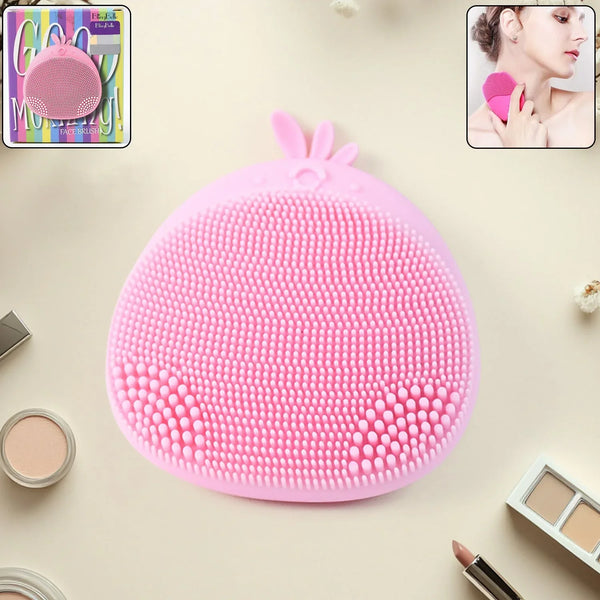 Silicone Face Cleansing Brush (1 Pc) - Justgrabit Inc.