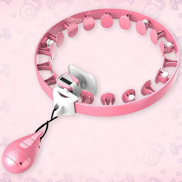 Smart Fitness Hula Hoops with Spinning Ball and Intelligent Counter (1 Pc / Mix Design / Loose) - justgrabit.in | Just Grab It