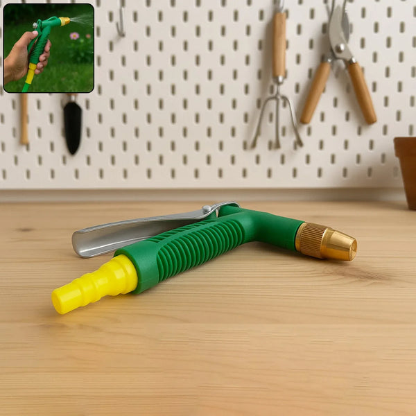 Durable Hose Nozzle Water Lever Spray Gun - Justgrabit Inc.